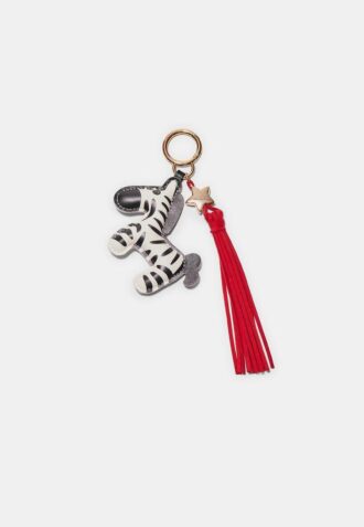 Zebra Charm Keyring