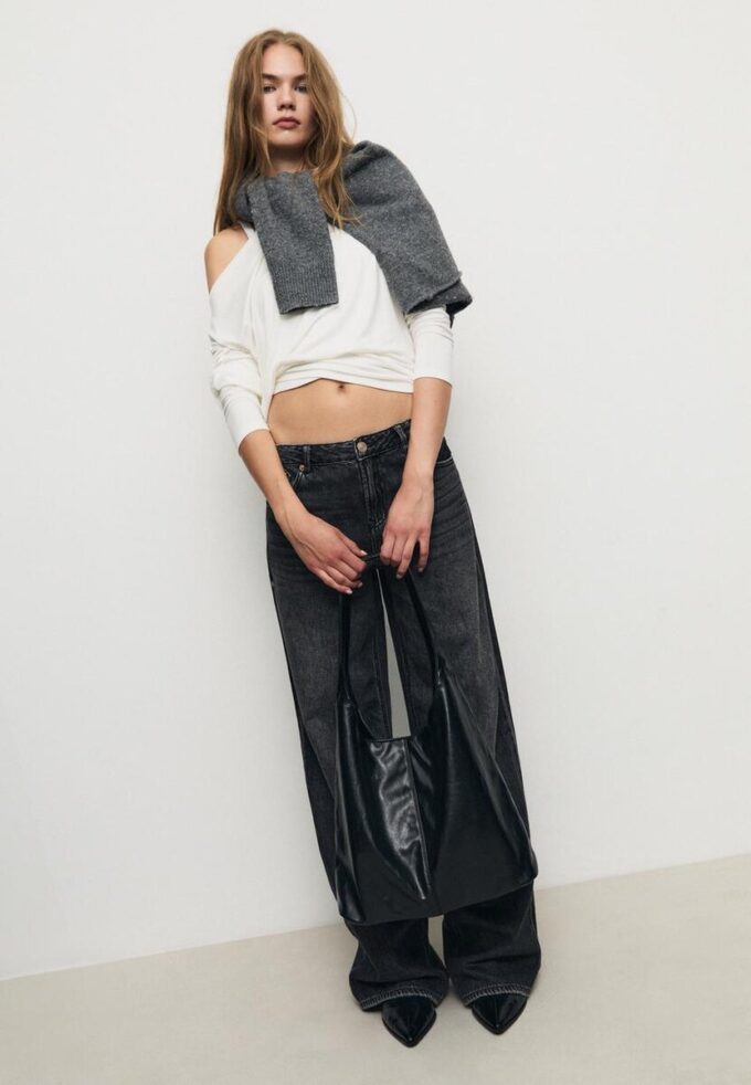 Zip Shoulder Bag