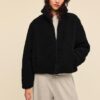 Zip-Up Faux Shearling Lined Jacket Zip-Up Faux Shearling Lined Jacket