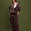 Zip-Up Faux Shearling Lined Jacket