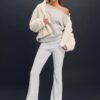 Zip-Up Faux Shearling Lined Jacket Zip-Up Faux Shearling Lined Jacket