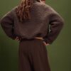 Zip-Up Faux Shearling Lined Jacket
