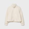 Zip-Up Faux Shearling Lined Jacket Zip-Up Faux Shearling Lined Jacket