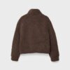 Zip-Up Faux Shearling Lined Jacket