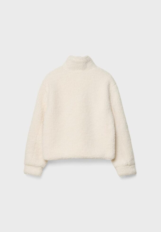 Zip-Up Faux Shearling Lined Jacket Zip-Up Faux Shearling Lined Jacket