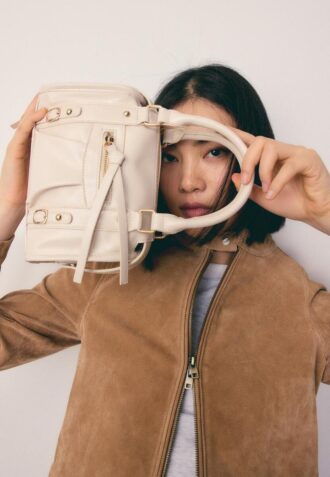 Zipped Crossbody Bowling Bag