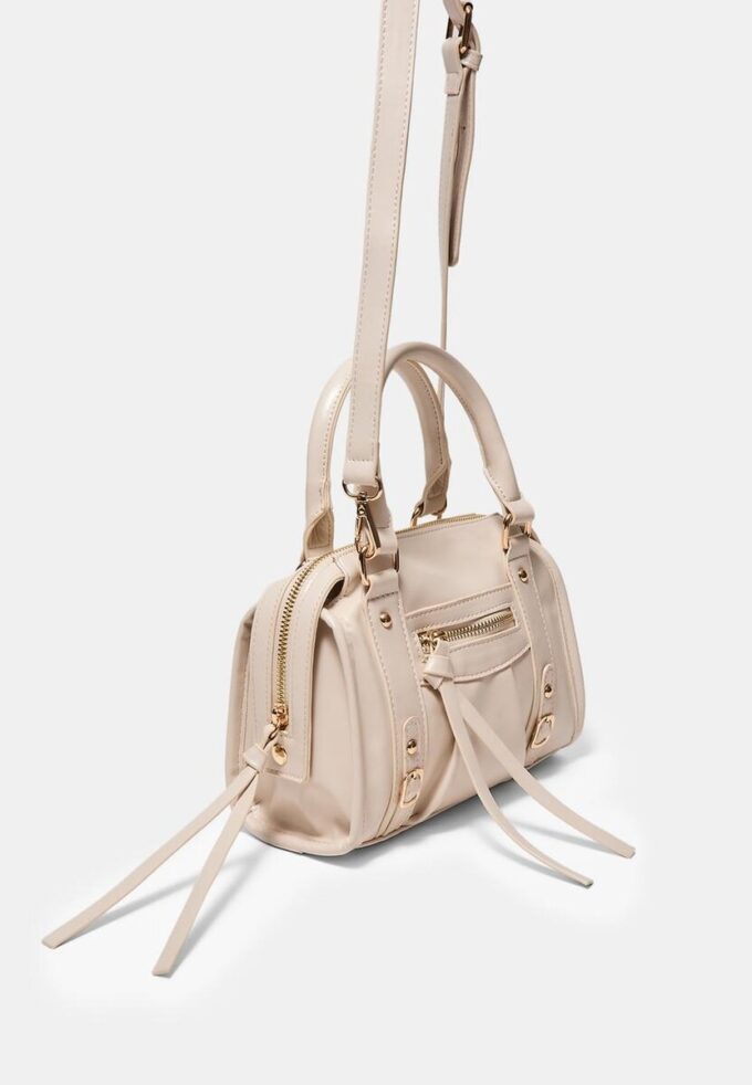 Zipped Crossbody Bowling Bag