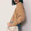 Zipped Crossbody Bowling Bag