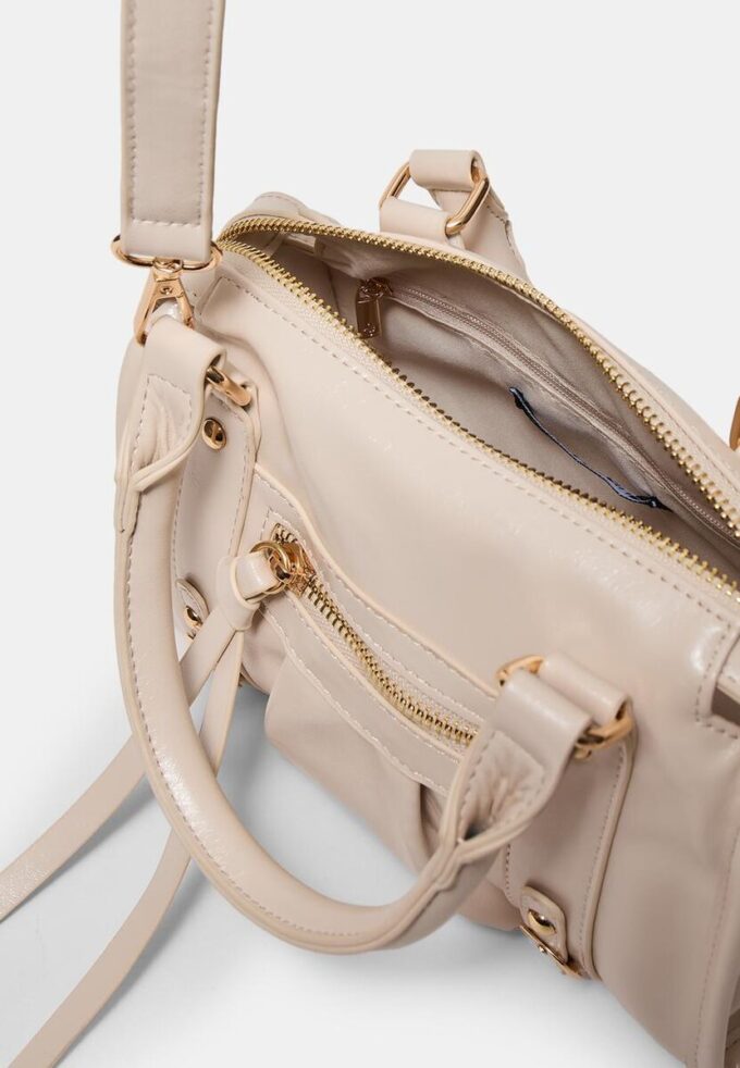 Zipped Crossbody Bowling Bag